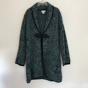 Soft Surroundings Knit Demasque Coat